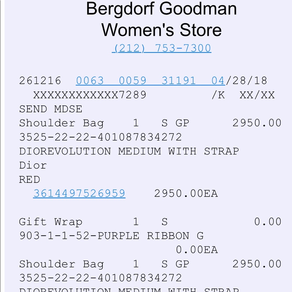 Dior evolution red calfskin with strap - Picture 8 of 8